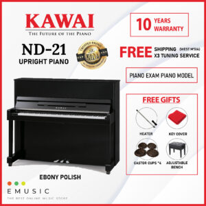Kawai ND-21 Brand New Acoustic Upright Piano (ND 21 / ND21)