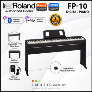 Roland FP-10 88-key Affordable Budget Home Package Digital Piano (FP10 / FP 10)