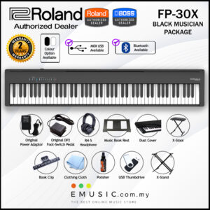 Roland FP-30X 88-key Digital Piano with Original Headphone and Pedal (FP30X / FP 30X)