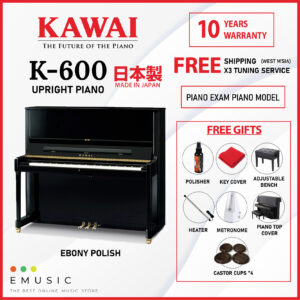 Kawai K600 (Made in Japan) Professional Brand New Acoustic Upright Piano (K-600 / K 600)
