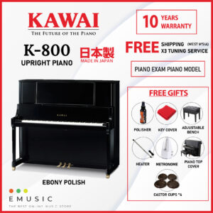 Kawai K800 (Made in Japan) Professional Brand New Acoustic Upright Piano (K-800 / K 800)