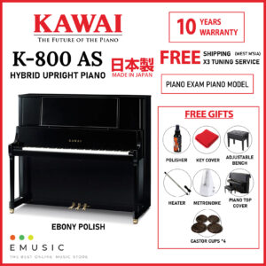 Kawai K800 AS (Made in Japan) Professional Brand New Acoustic Upright Piano (K-800 AS / K 800 AS)