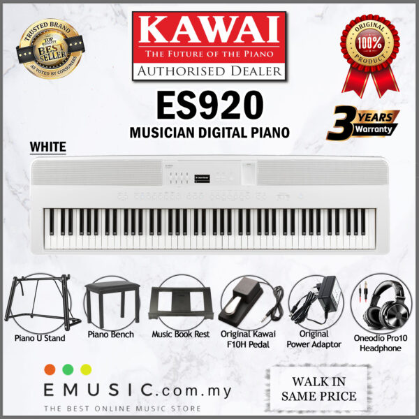 Kawai ES920 88-key Digital Piano Home Portable Electric Piano Keyboard (ES-920 / ES 920) - Image 2