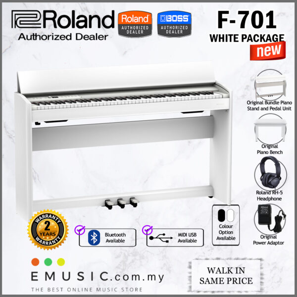 *FREE SHIPPING* LATEST Roland F-701 88-key Digital Home Piano with Bluetooth (F701 / F 701) - Image 5