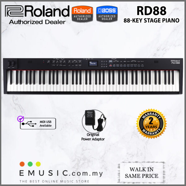 Roland RD88 88-key Stage Piano with Speakers (RD-88 / RD 88)