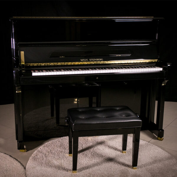Wilh. Steinberg P-125E New Upright German Acoustic Piano (P125E / P 125E / Wilh.Steinberg / WilhSteinberg) - Image 2