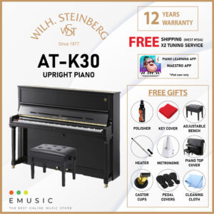 Wilh. Steinberg AT-K30 New Upright German Acoustic Piano (AT-30 / AT30 / Wilh.Steinberg / WilhSteinberg)