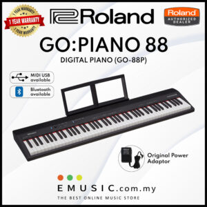 Roland GO:PIANO 88 Keys Digital Piano With Note Stand And Adapter