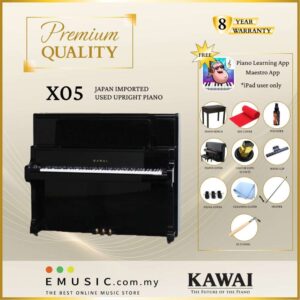 PREMIUM QUALITY Kawai XO5 - Used Acoustic Upright Piano Japan Imported Local Refurbish Recon Piano XO5