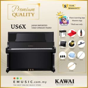 PREMIUM QUALITY Kawai US6X - Used Acoustic Upright Piano Japan Imported Local Refurbish Recon Piano US6X