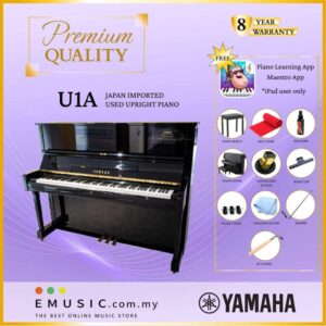 PREMIUM QUALITY YAMAHA U1A - Used Acoustic Upright Piano Japan Imported Local Refurbish Recon Piano U1A