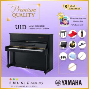 PREMIUM QUALITY YAMAHA U1D - Used Acoustic Upright Piano Japan Imported Local Refurbish Recon Piano U1D
