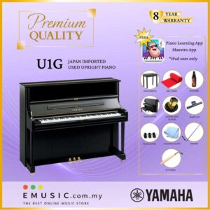 PREMIUM QUALITY YAMAHA U1G - Used Acoustic Upright Piano Japan Imported Local Refurbish Recon Piano U1G