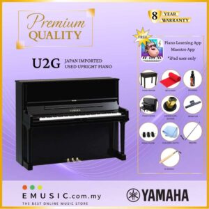 PREMIUM QUALITY YAMAHA U2G - Used Acoustic Upright Piano Japan Imported Local Refurbish Recon Piano U2G