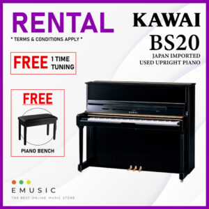 *RENTAL* Kawai BS20 Used Acoustic Upright Piano Japan Imported Local Refurbish Recon Piano (BS20)