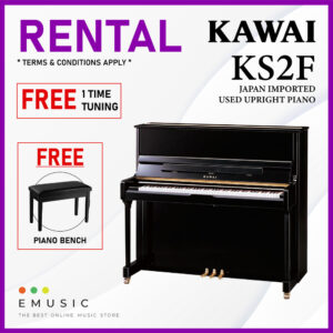 *RENTAL* Kawai KS2F Used Acoustic Upright Piano Japan Imported Local Refurbish Recon Piano (KS2F)