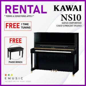 *RENTAL* Kawai NS10 Used Acoustic Upright Piano Japan Imported Local Refurbish Recon Piano (NS10)