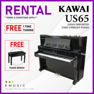 *RENTAL* Kawai US65 Used Acoustic Upright Piano Japan Imported Local Refurbish Recon Piano (US65)