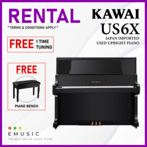 *RENTAL* Kawai US6X Used Acoustic Upright Piano Japan Imported Local Refurbish Recon Piano (US6X)