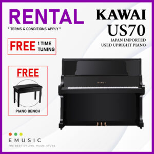 *RENTAL* Kawai US70 Used Acoustic Upright Piano Japan Imported Local Refurbish Recon Piano (US70)
