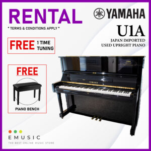 *RENTAL* YAMAHA U1A Used Acoustic Upright Piano Japan Imported Local Refurbish Recon Piano (U1A)