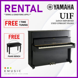 *RENTAL* YAMAHA U1F Used Acoustic Upright Piano Japan Imported Local Refurbish Recon Piano (U1F)