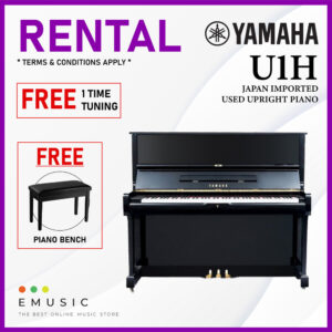 *RENTAL* YAMAHA U1H Used Acoustic Upright Piano Japan Imported Local Refurbish Recon Piano (U1H)