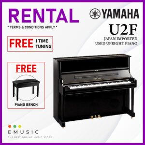 *RENTAL* YAMAHA U2F Used Acoustic Upright Piano Japan Imported Local Refurbish Recon Piano (U2F)