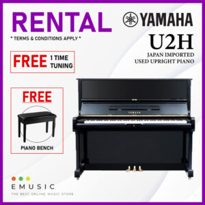 *RENTAL* YAMAHA U2H Used Acoustic Upright Piano Japan Imported Local Refurbish Recon Piano (U2H)