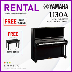 *RENTAL* YAMAHA U30A Used Acoustic Upright Piano Japan Imported Local Refurbish Recon Piano (U30A)