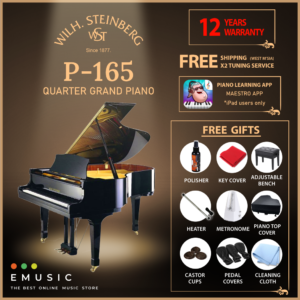 WILH.STEINBERG P-165 Acoustic German Grand Piano (P-165 / P 165 / Wilh.Steinberg / WilhSteinberg)