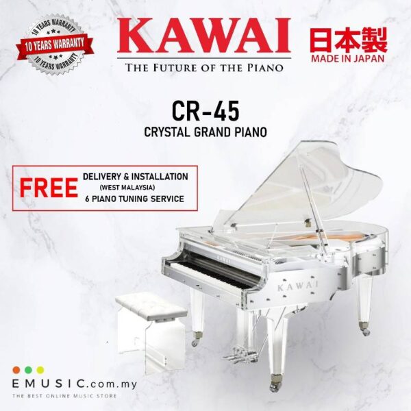 Kawai CR-45 (Made in Japan) Crystal Grand Piano (CR-45 / CR45)