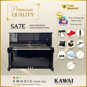 PREMIUM QUALITY Kawai SA7E - Used Acoustic Upright Piano Japan Imported Local Refurbish Recon Piano SA7E