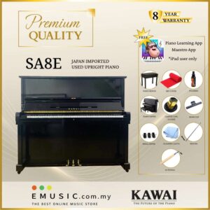 PREMIUM QUALITY Kawai SA8E - Used Acoustic Upright Piano Japan Imported Local Refurbish Recon Piano SA8E