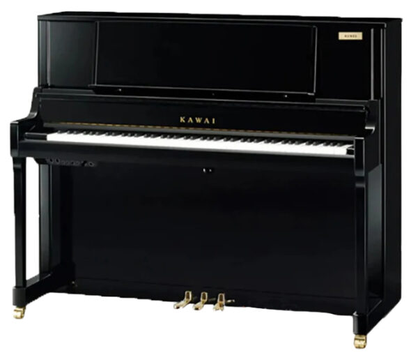 Kawai K400 AR2 New Acoustic Hybrid Silent Upright Piano Ebony (K-400 AR2 / K 400 AR2) - Image 2