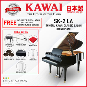 Kawai SK-2 LA (Made in Japan) Shigeru Kawai Grand Piano (SK-2 LA/ SK2LA)