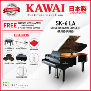 Kawai SK-6 LA (Made in Japan) Shigeru Kawai Grand Piano (SK-6 LA / SK6LA)